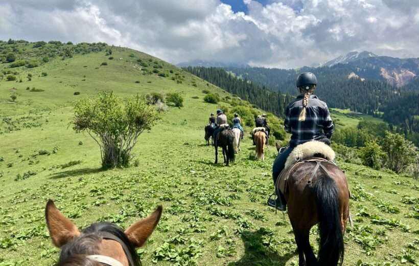 Kyrgyzstán na koních